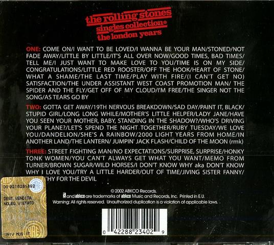 The Singles Collection: The London Years (Remastered) - CD Audio di Rolling Stones - 2