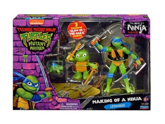 TMNT: Mutant Mayhem - Leonardo Evolution 3-Pack BOTI