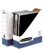 Fellowes 26301 scatola per la conservazione di documenti Carta Blu, Bianco