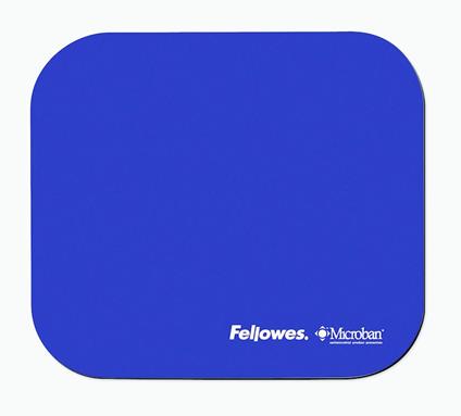 Fellowes Microban Blu tappetino per mouse