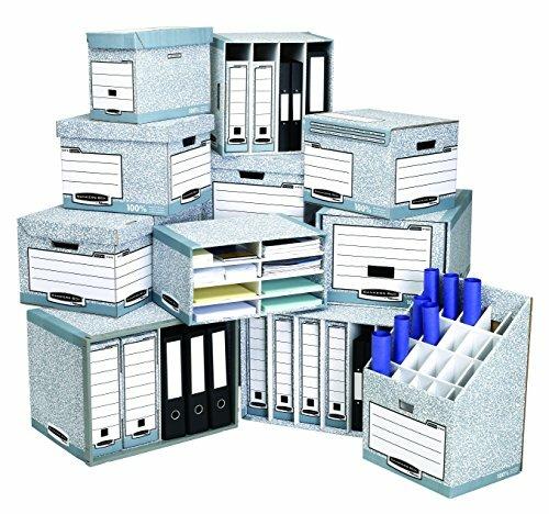 Scatola archivio BANKERS BOX Box System 32,7x26,5 cm dorso 20 cm 0028501 (Conf.10) - 5