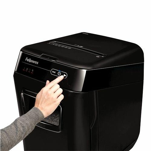 Fellowes AutoMax 200C distruggi documenti Triturazione incrociata 23 cm Nero - 2