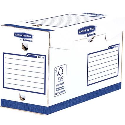 Fellowes 4472802 scatola per la conservazione di documenti Carta Blu, Bianco