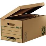 Fellowes 4472205 scatola di conservazione Armadietto portaoggetti Nero, Marrone Rettangolare Carta