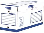 Fellowes 4472902 scatola per la conservazione di documenti Carta Blu, Bianco