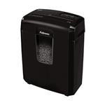 Fellowes Destructora 8Mc distruggi documenti Taglio a frammenti 22 cm Nero