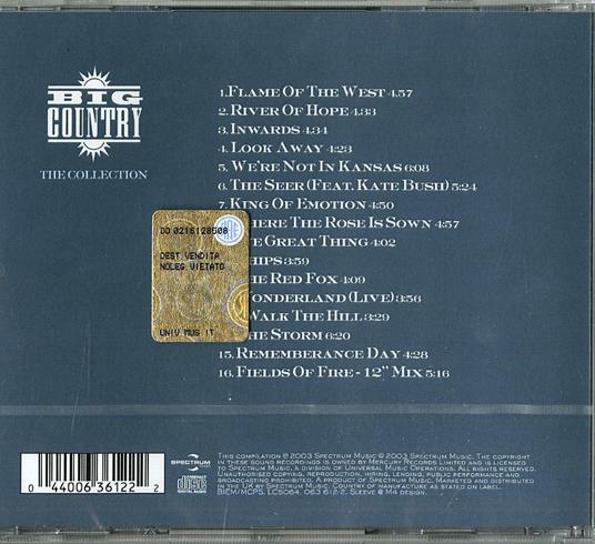 Big Country. The Collection - CD Audio di Big Country - 2