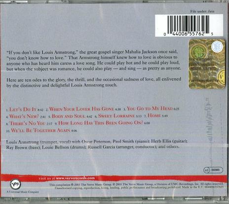 Love Songs - CD Audio di Louis Armstrong - 2