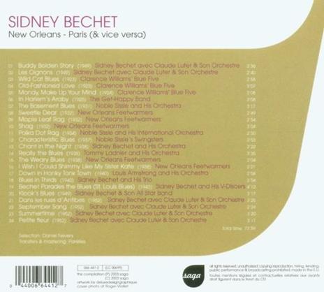 New Orleans-Paris & vice versa - CD Audio di Sidney Bechet - 2