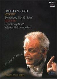 Johannes Brahms. Symphony No. 2. Wolfgang Amadeus Mozart Symphony No. 36 (DVD) - DVD di Johannes Brahms,Wolfgang Amadeus Mozart,Carlos Kleiber,Wiener Philharmoniker