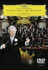 Willi Boskovsky. New Year's Concert 1963 - 1979 (2 DVD) - DVD di Wiener Philharmoniker,Willi Boskovsky