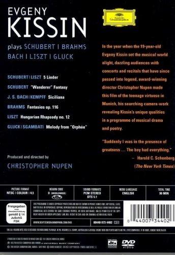 Yevgeny Kissin Plays Schubert, Brahms, Bach, Liszt, Gluck (DVD) - DVD di Johann Sebastian Bach,Johannes Brahms,Franz Liszt,Franz Schubert,Evgeny Kissin - 2