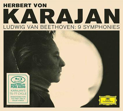 Le 9 sinfonie - Blu-ray Audio di Ludwig van Beethoven,Herbert Von Karajan,Berliner Philharmoniker