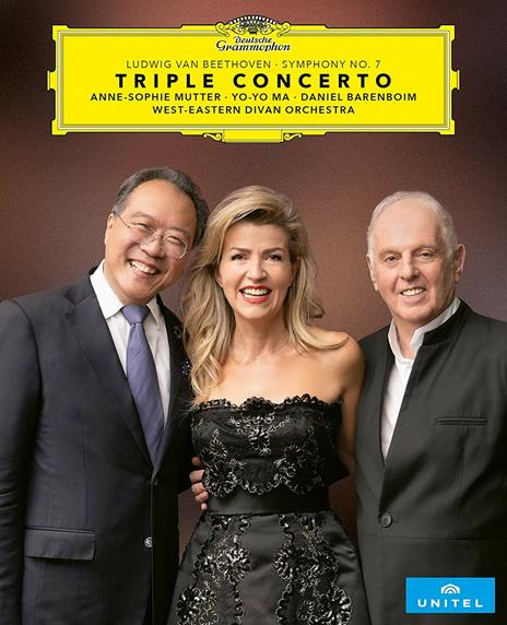 Concerto triplo - Sinfonia n.7 (Blu-ray) - Blu-ray di Ludwig van Beethoven,Yo-Yo Ma,Anne-Sophie Mutter,West-Eastern Divan Orchestra,Daniel Barenboim