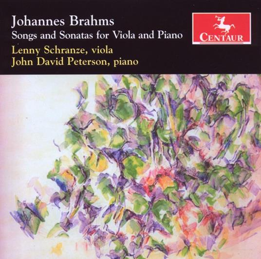Songs And Sonatas For Viola And Piano - CD Audio di Schranze-Peterson