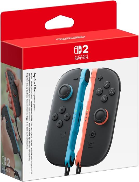 NINTENDO SWITCH 2 Set 2 Joy-Con Rosso-Blu