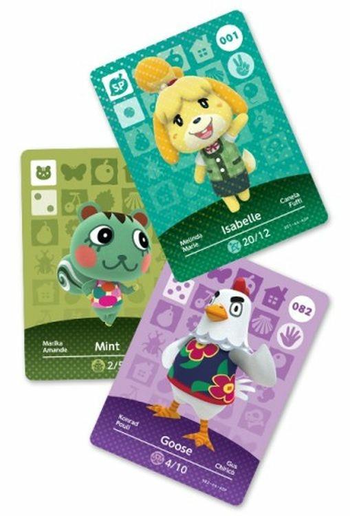 Nintendo carte amiibo Animal Crossing: Serie 1 - 3