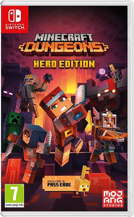 Minecraft Dungeons - Nintendo Switch Hero Edition [Versione Inglese, ITA incluso]