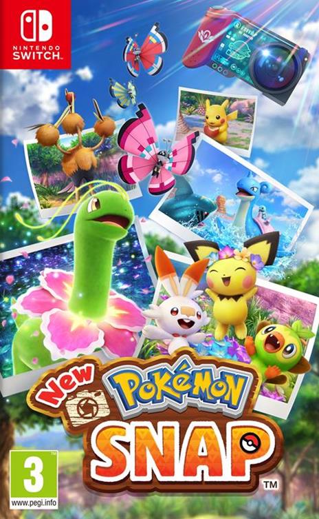 Nintendo New Pokémon Snap Basic Cinese semplificato, Cinese tradizionale, Tedesca, Inglese, ESP, Francese, ITA, Giapponese, Coreano Nintendo Switch