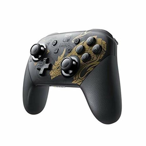 Nintendo Pro Controller Monster Hunter Rise Edition Nero, Oro Bluetooth Gamepad Analogico/Digitale Nintendo Switch - 3