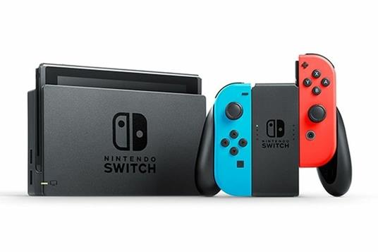 Nintendo Switch V2 2019 console da gioco portatile 15,8 cm (6.2") 32 GB Wi-Fi Nero, Blu, Rosso - 4