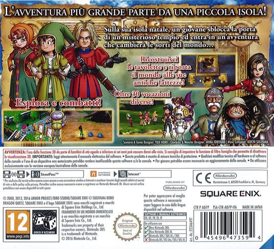 Dragon Quest VII. Frammenti di un mondo dimenticato - 3DS - 3