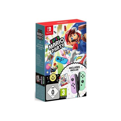 Super Mario Party DLC + Set 2 Joy-Con Viola & Verde Pastello - Switch