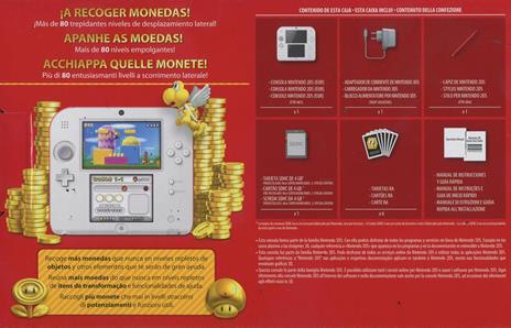 Nintendo 2DS Bianco & Rosso con New Super Mario Bros. 2 - 2