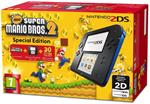 Nintendo 2DS Nero Blu & con New Super Mario Bros. 2