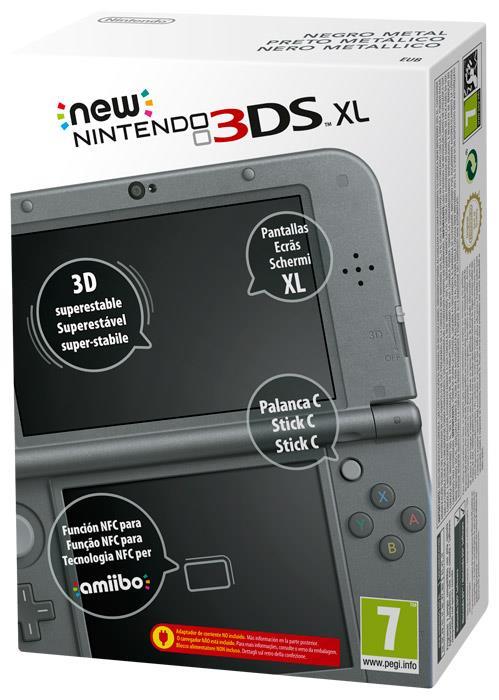 New Nintendo 3DS XL Nero Metallizzato