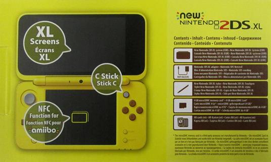 Nintendo 2DS XL Pikachu Edition console da gioco portatile Marrone, Rosso, Giallo 12,4 cm (4.88") Touch screen Wi-Fi - 3