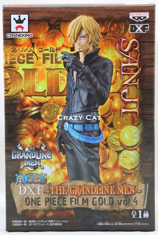 One Piece Dxf The Grandline Man Vol 4 Sanji Pvc Statue Film Gold - 5