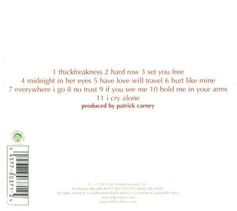 Thickfreakness - CD Audio di Black Keys - 2
