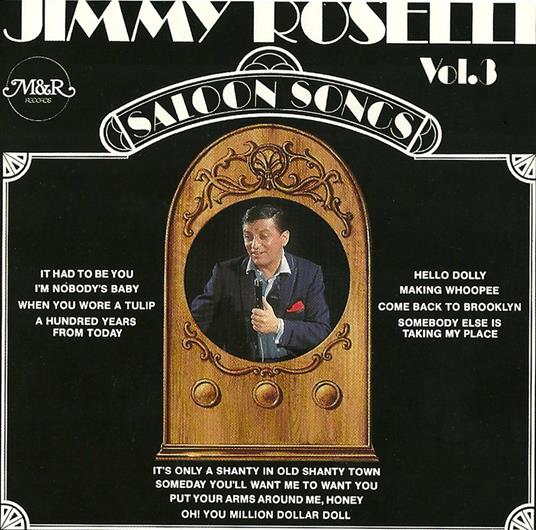 Saloon Songs vol.3 - CD Audio di Jimmy Roselli