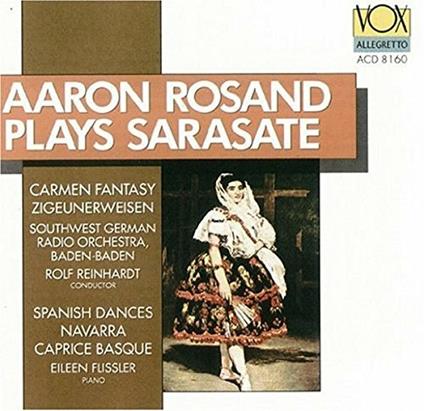 Aaron Rosand: Plays Sarasate - CD Audio
