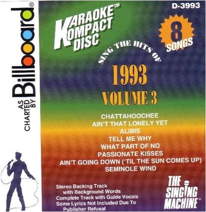 Karaoke: Billboard 1993 3 - CD Audio