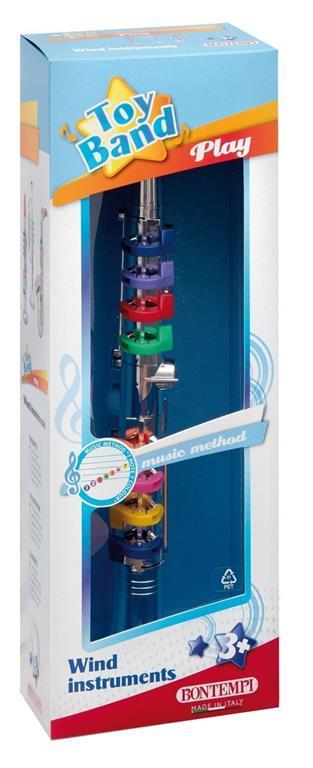 Toy Band Play. Clarino Cromato Grande a 8 Chiavi/Note Colorate. Bontempi (32 4431) - 3