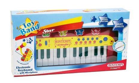 Toy Band Star. Tastiera Elettronica a 24 Tasti con Microfono. Bontempi (12 2931) - 12