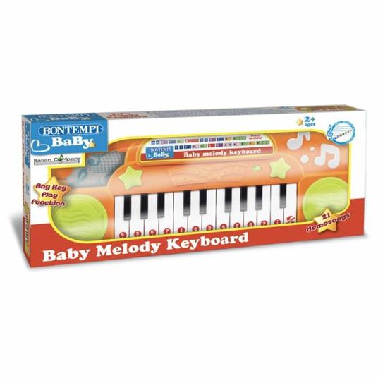 Baby Tastiera A 21 Tasti. Doppia Funzione, Note E 21 Melodie.