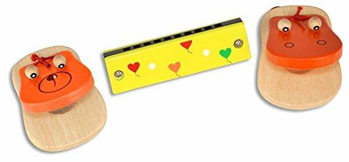 Castagnette E Armonica In Legno 61 0310 Bontempi