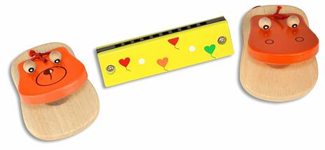 Castagnette E Armonica In Legno 61 0310 Bontempi - 6