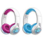 Cuffia Wireless con Luci Led Regolazione Volume Bluetooth Microfono Integrato Assortimento Rosa / Celeste. Bontempi (48 3000)