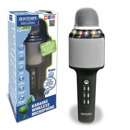 Microfono Karaoke Wireless Con Luci E Suoni Isound  485010