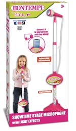 Microfono MP3 con luci e vano per smartphone Pink