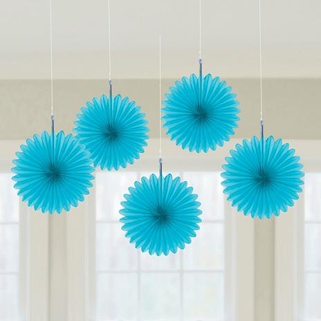 Decorazione A Ventaglio Da Appendere 15,2 Cm Bianco - 11