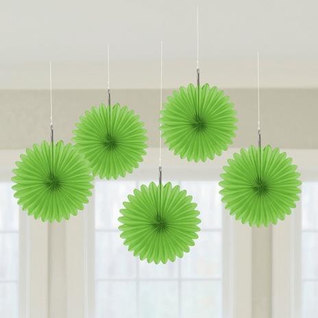 Decorazione A Ventaglio Da Appendere 15,2 Cm Bianco - 12