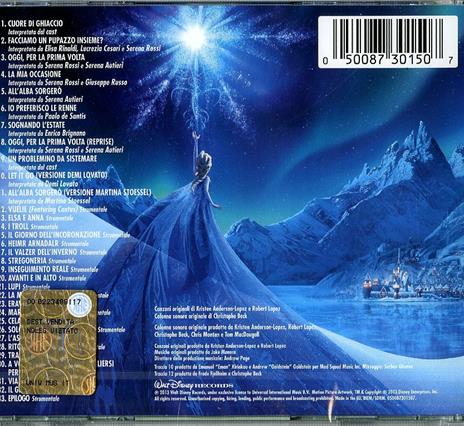 Frozen. Il Regno di Ghiaccio (Colonna sonora) - CD Audio - 2