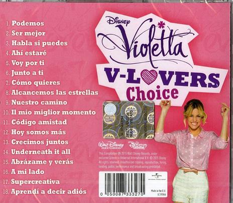 Violetta. V-Lovers Choice (Colonna sonora) - CD Audio - 2