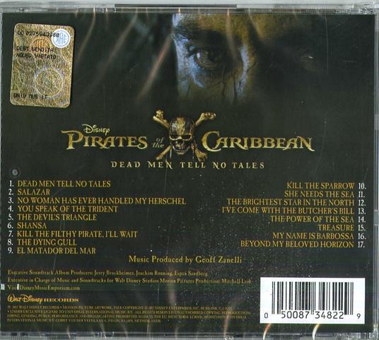 Pirates of the Caribbean (Colonna sonora) - CD Audio - 2