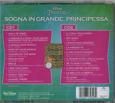 Sogna in Grande, Principessa (Colonna sonora) - CD Audio - 2